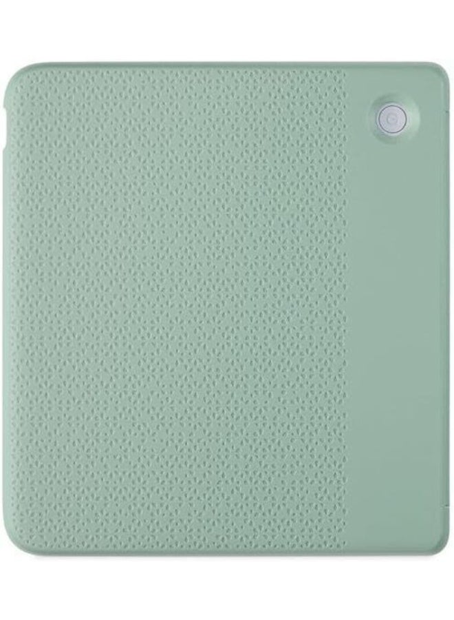 كوبو غلاف Kobo Libra Colour SleepCover | أخضر حدائقي (تصميم أساسي) | تقنية السكون/الاستيقاظ | حامل مدمج ثنائي الاتجاه | جلد نباتي | متوافق مع قارئ الكتب الإلكترونية Kobo Libra Colour مقاس 7 بوصات - Image 2